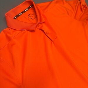 Nike Orange Dri-FIT Men's Polo